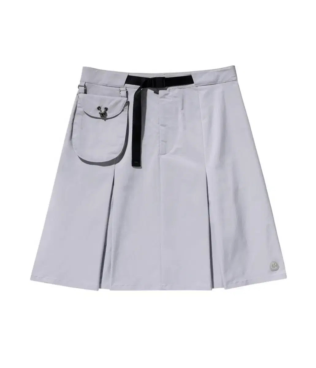 [새상품] SD POCKET NYLON SKIRT (light grey)